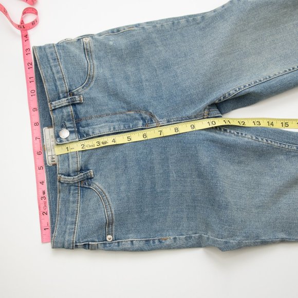 Free People Jeans High Rise Skinny Leg Medium Wash Denim Blue Size 26 - Picture 5 of 6